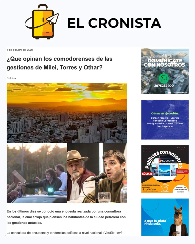 Mockup de la nota de El Cronista