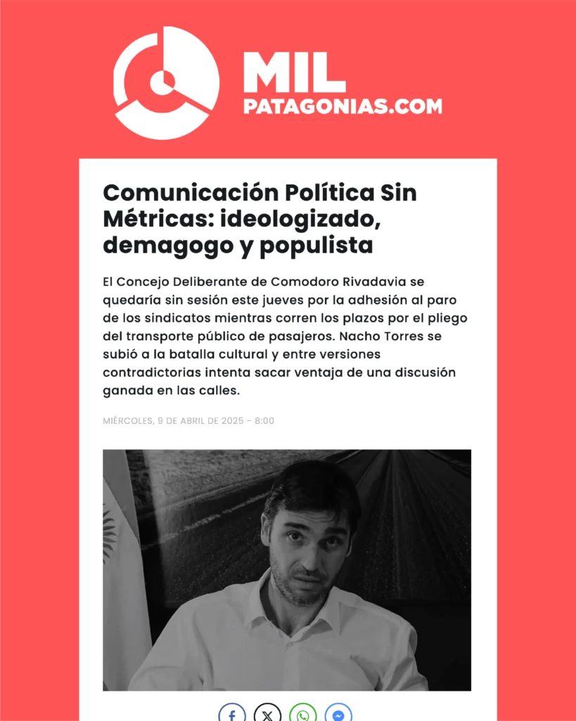 Mockup de la nota de Mil Patagonias