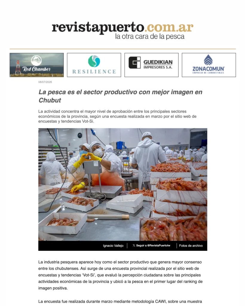 Mockup de la nota de Revista Puerto